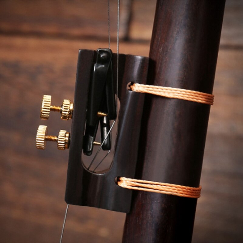 Multifunctional Ebony Erhu Jins Comes with Fine-Tuning Erhu Accessories