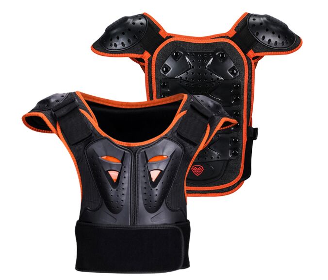 Chaqueta de armadura para niños, equipo de protección de pecho Espinal, chaqueta de monopatín para Motocross, Equipo de Motocicleta,: M