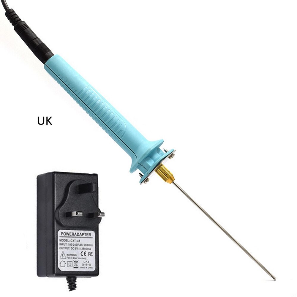 Máquina cortadora de espuma eléctrica portátil, cortador de espuma de poliestireno de 15W y 10CM, herramientas de corte de espuma de poliestireno, artesanía DIY: pen add eu plug