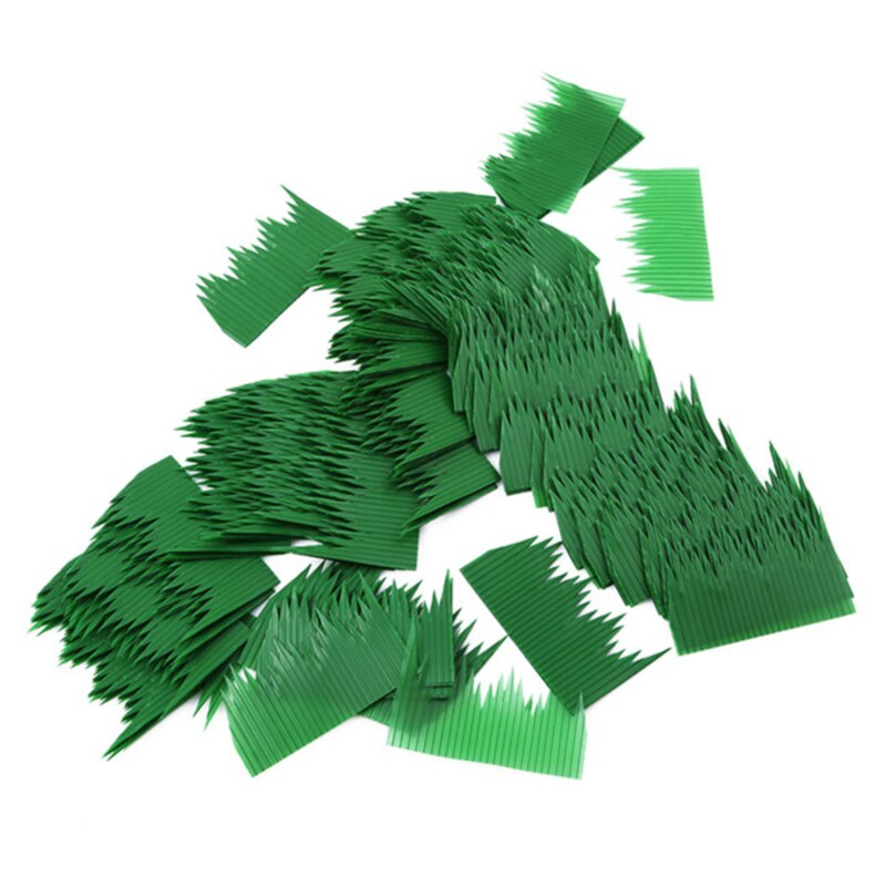 Green Leaf Japanese Food Sushi Decoration Leaves Sushi Grass Plastic Leaf Sashimi Decor Tools: Default Title