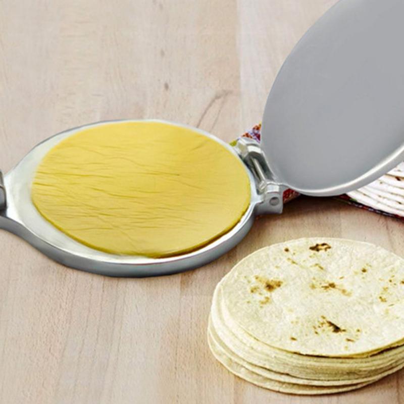 Portable Aluminum Heavy Duty Tortilla Press Maker Machine Kitchen Tool Tortilla Dumpling Skin Dough Press Presser