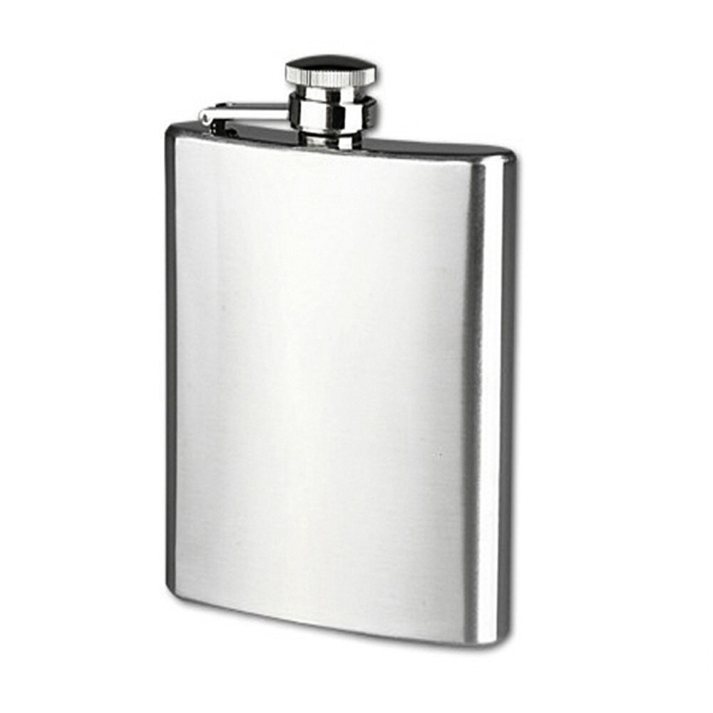 Stainless Steel Pocket Hip Flask Alcohol Whiskey Liquor Screw Cap More OZ Liquor Hip Flask Kitchen ArtifactNew L4: 9 oz