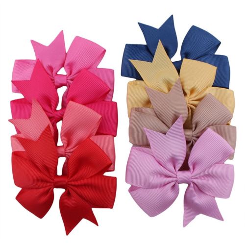 40pc VEEL Baby Meisjes Grote 6 Inch Haarelastiekjes Alligator Haar Clips-Baby Meisje Set
