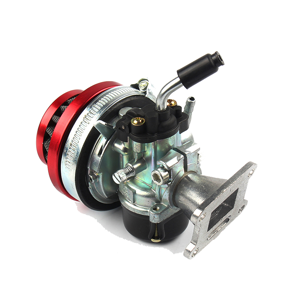 Atv 49cc performance 19mm carb karburator luftfilter samling til 2- takt 47cc 49 cc mini pocket bike