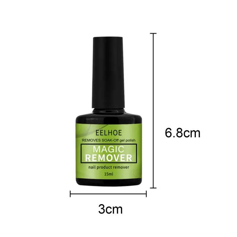 3-5 min. hurtig fjerner magisk fjerner gel neglelak 15ml soak-off uv led burst fjerner rensemiddel neglekunstværktøj manicure rensemiddel