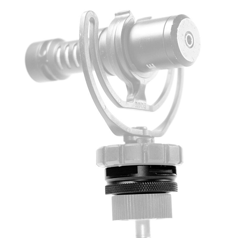 Camera Mini Ball Head Photography Cold Shoe Mount Adapter with 1/4 Inch Screw Extension for Studio Flash Light