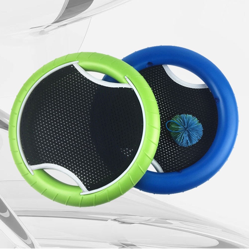 Slap ball håndtrampolin super disc flyvende disk hoppe spil med gummibånd hoppebold