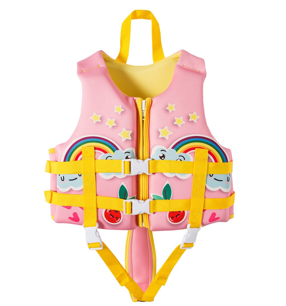 NEWAO Children Water Sports Baby Life Vest Jacket Kids Kayak Drifting Boating Swimming Foam Floating Buoyancy Life Jacket: K015-05 / S(10-13kg)