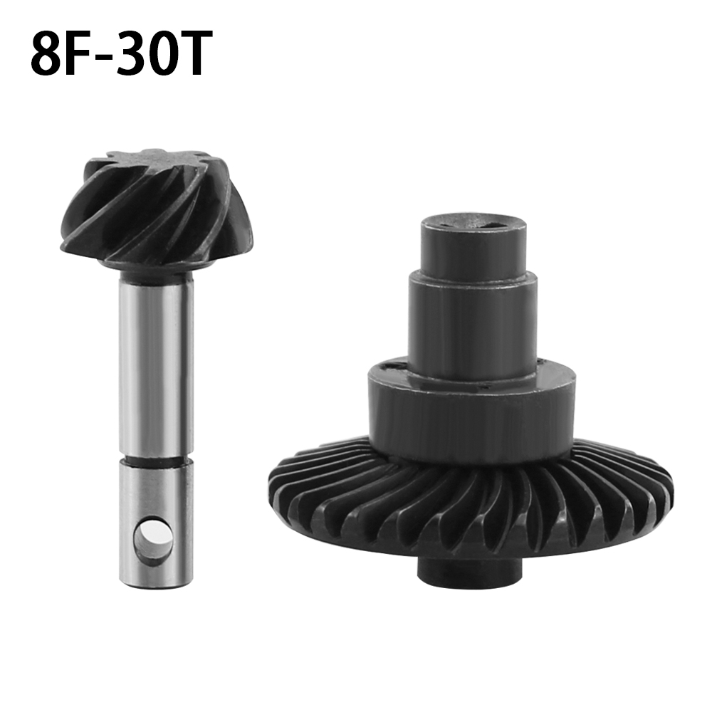 8T 24T/27T/30T/33T Staal Spiraalvormige Bevel As Gear Voor 1/10 rc Crawler Axiale SCX10 Ii Iii 90046 Axi03014 Capra 1.9 Utb