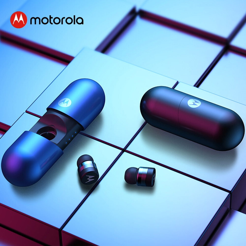 Motorola vervebuds 400 ture trådløse bluetooth øretelefoner mini øretelefoner headset ipx 6 vandtæt til huawei xiaomi vervebuds 400