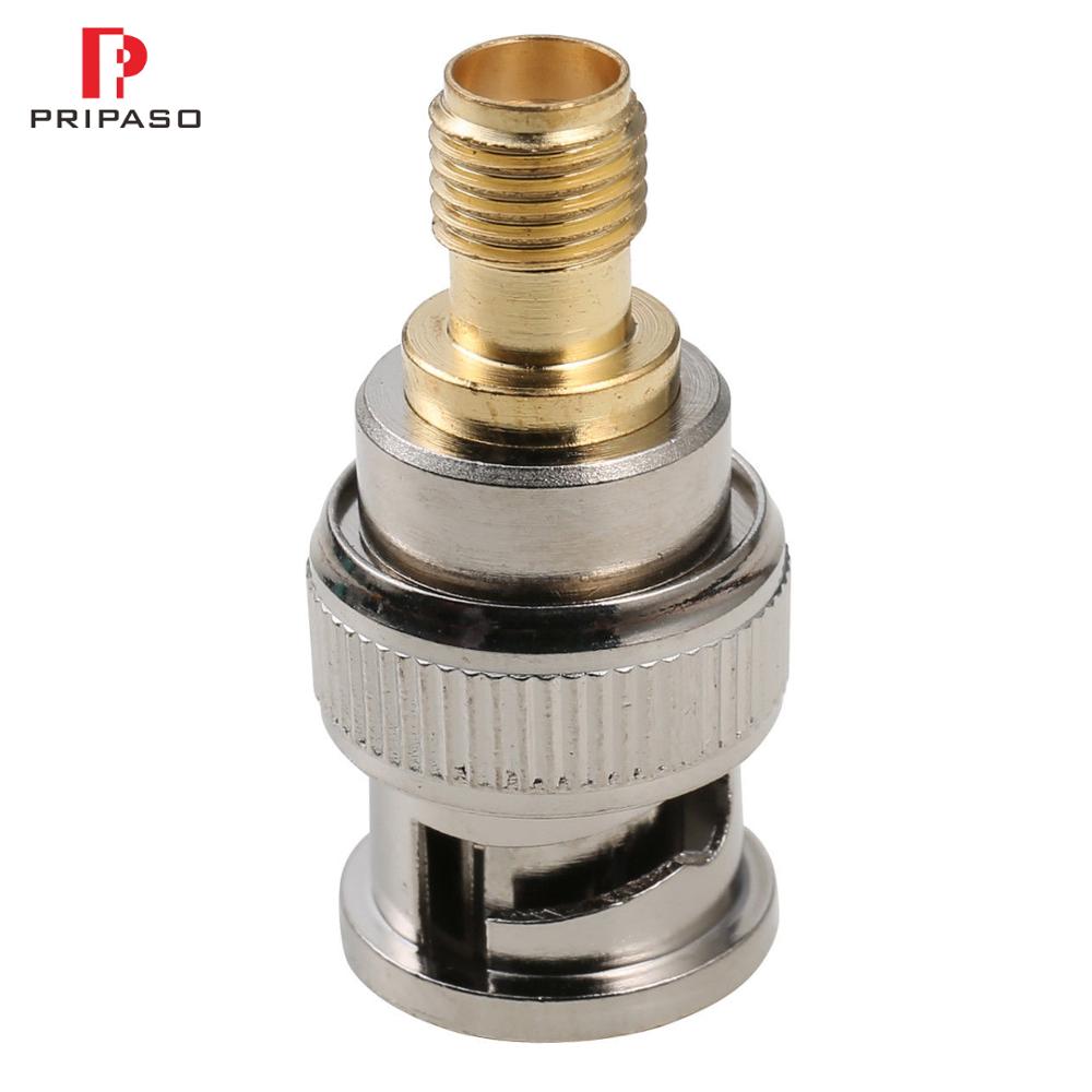 BNC Male to SMA Female RF Coaxial Coax Adapter Connector Converter Plug 10 Pcs