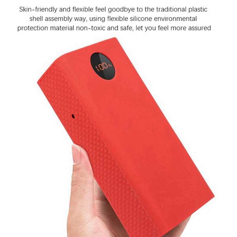 Portable power bank protective case , 40000 mah power bank silicone case for romoss zeus pea 40