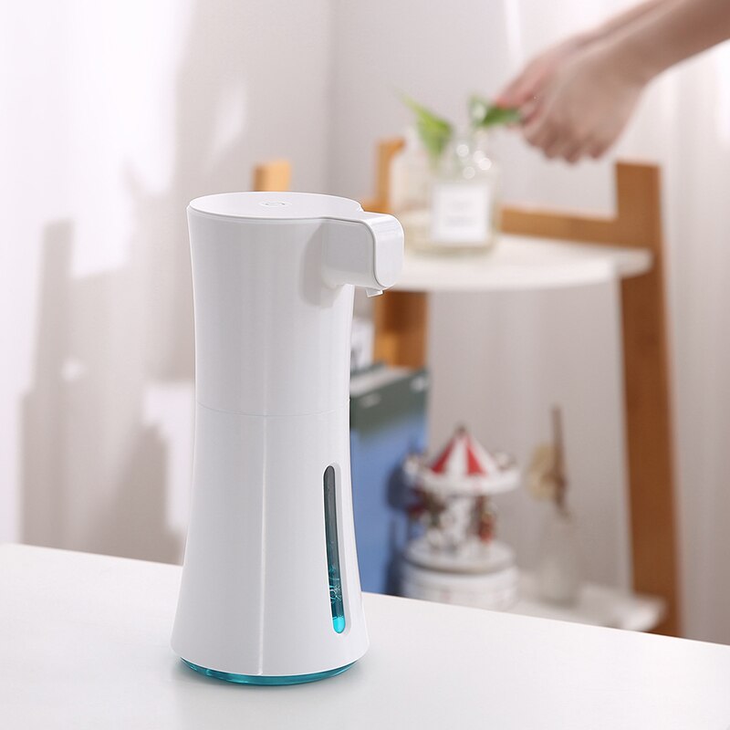 Såpedispenser, automatisk skummende såpedispenser berøringsfri batteridrevet justerbar såpedispenser volumkontrollbryter til