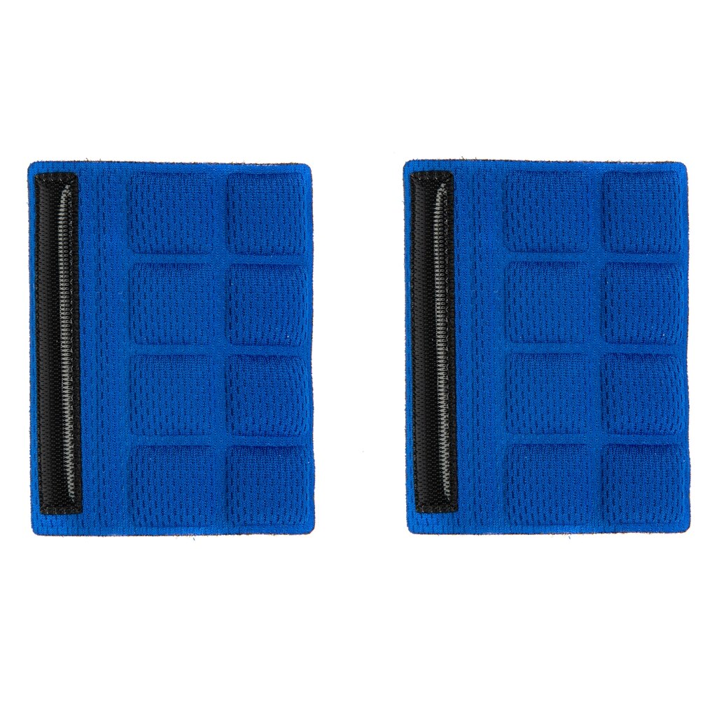 Helm Kin Pads Foam Pads Set Kinband Padding Vervangingen Universele Nylon Voor Cycling Bike Motorhelm: Blue 2pcs