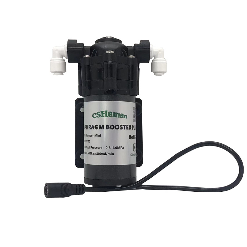 Vattenbooster  ro 24v 75 gpd tyst pump omvänd osmos vattensystem tryckökningspump