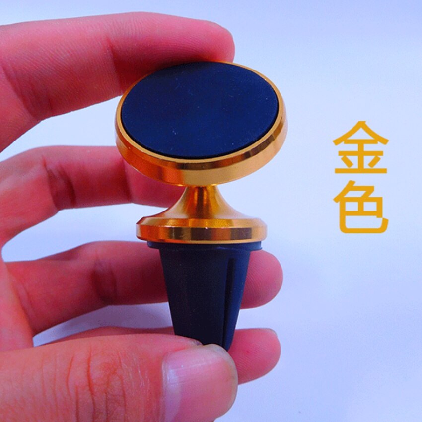 Auto air outlet auto legering magnetische mobiele telefoon beugel multifunctionele sterke magnetische instrument panel plakken-type navigatie beha: jing fen