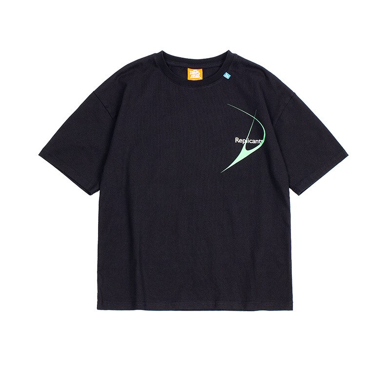 LINLING enfants impression vêtements garçons filles à manches courtes T-shirt enfants t-shirts hauts enfant coton vêtements été P237: Black / 9T