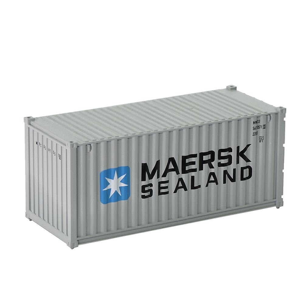 C8726 1pc Container da 20 piedi modello in scala HO accessori per treno 1:87 20 piedi modello di Container Layout ferroviario: MAERSK SEALAND