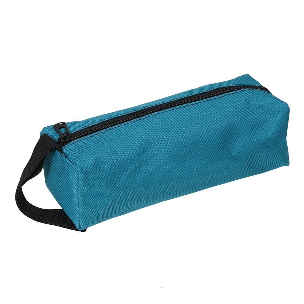 Storage Tools Bag Waterproof Multi-Function For Small Metal Parts Handle Clutch Bag Hardware Small Parts Storage Bag Practical: Blue