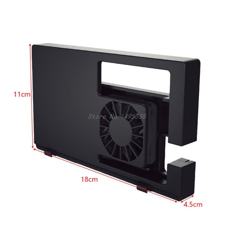 External Cooling Fan Turbo Cooler for NS Switch Docking Station Game Console Kit