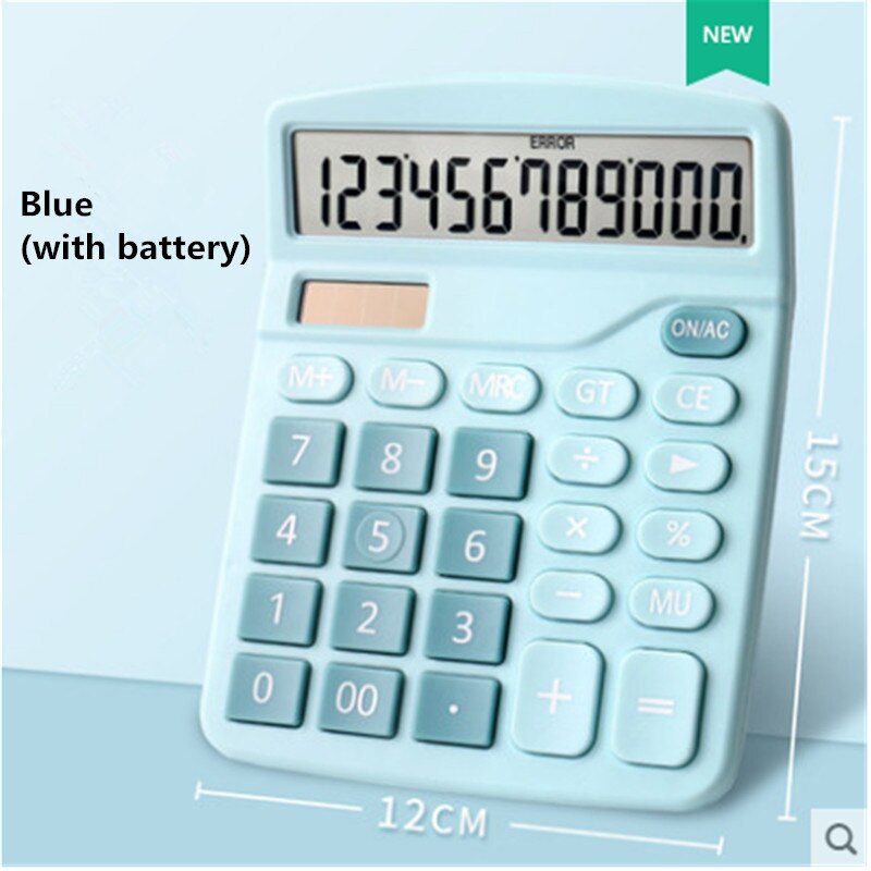 Student financial accounting special office examination study portable science 12 digit electronic calculator: 2