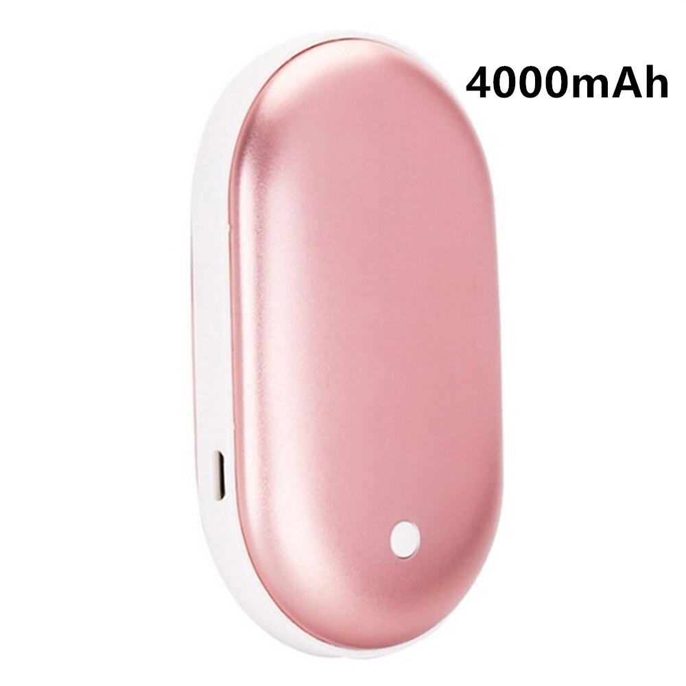 Cute Hand Warmer 5200mAh USB Rechargeable Handwarmer Portable Electric Heating Pad Heater Long-Life Travel Home Mini Warmer