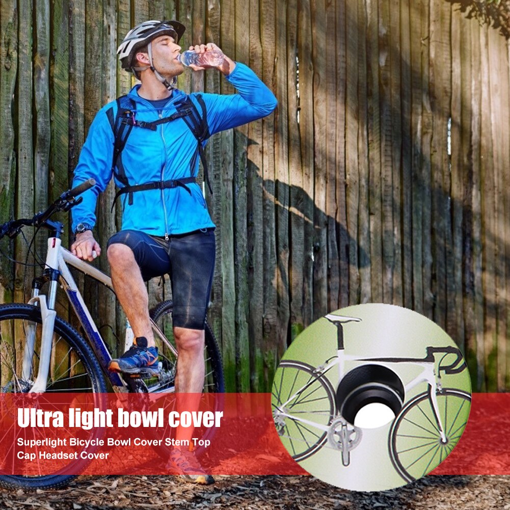 Cykel headset frempind top cover udendørs pleje personlig cykel ultra let bjerg vej forsyning til 28.6mm gaffel rør