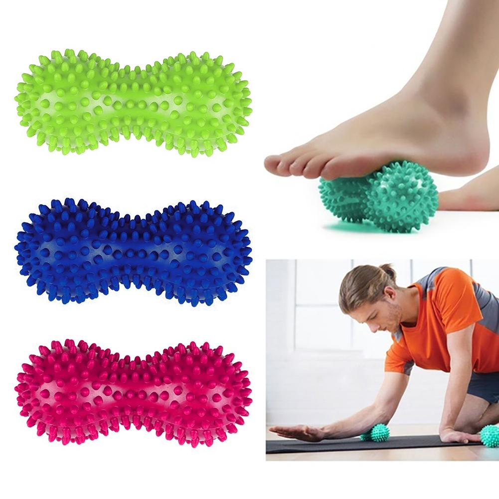 1Pc Pinda Vorm Massage Yoga Fitness Bal Verlichten Body Stress Pvc Voet Spiky Muscle Massager Bal Voet Massage Bal