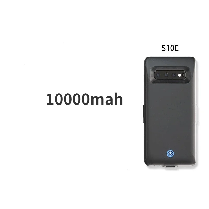 10000mAh Bateria Externa For Samsung Galaxy S10 S10e S10Plus S20 Plus Ultra FE Battery Charger Case Charger Cover Powerbank Case: Dark Blue