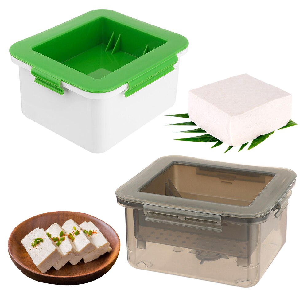 Safe Tofu Press Presser Built-in Water Removal Drainer Gadget Homemade Kitchen Cooking Delicious Curd Making Machine