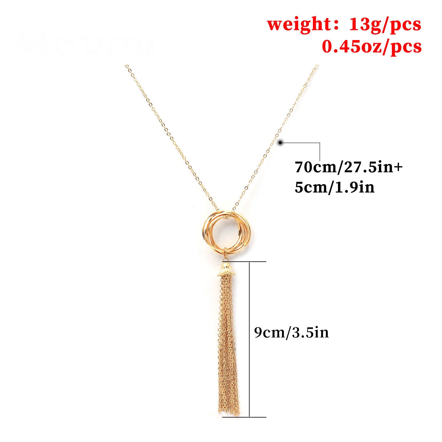 Collier avec pendentif Long et pompon pour femmes, chaîne dorée, collier clavicule, collier à la , bijoux XL1268