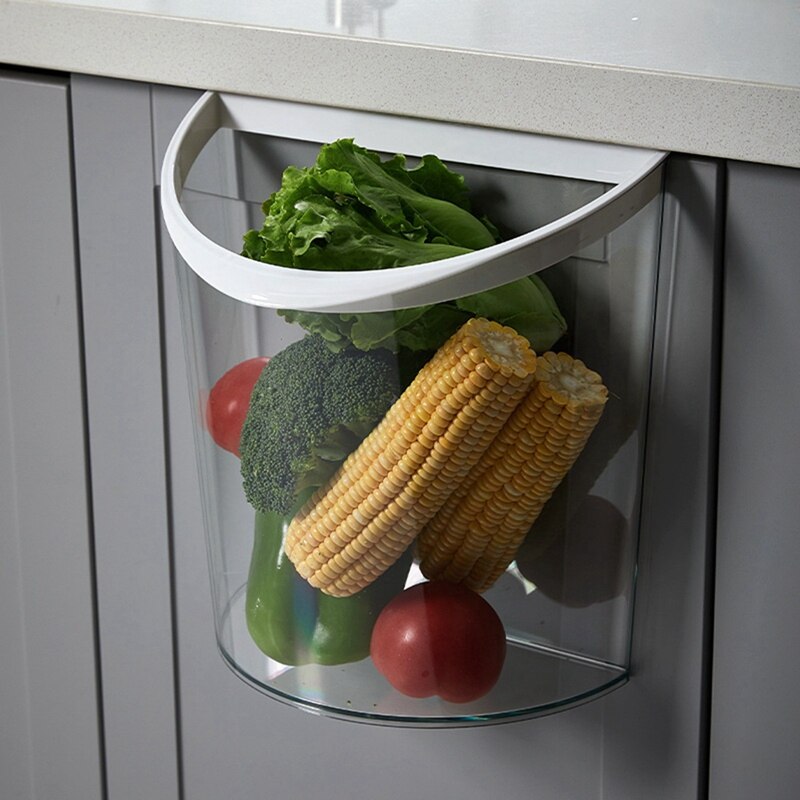 Wall Mount Prullenbak Voor Keuken Opslag En Organisatie Emmer Vuilnis Vuilnisbak Mand Opslag Container Afvalbakken