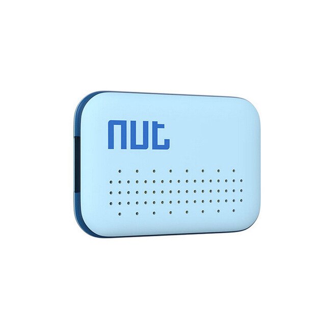Mini localisateur intelligent sans fil Bluetooth, Original Nut, traceur d'étiquette, alarme de rappel de perte, localisateur GPS pour portefeuille d'enfant: blue