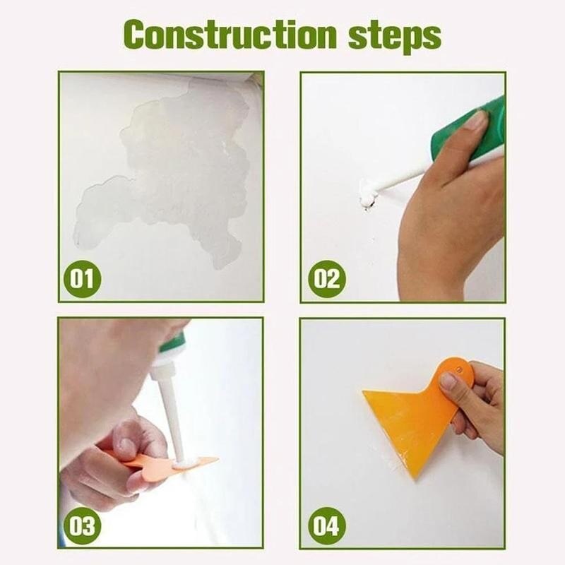 Wall Repair Cream 100/120g No Trace Crack Waterproof Damage Latex Painting Wall Mending Agent Wall Repair Artifact For Home