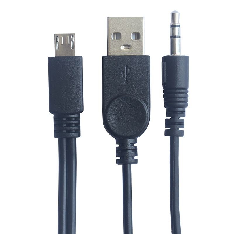 Micro USB to Jack 3.5mm AUX cable/USB Male for bluetooth portable cd player