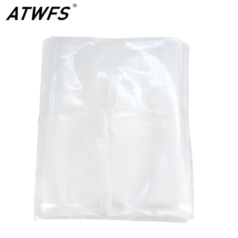 Atwfs 100 Stks/pak Vacuum Sealer Bag Eten Saver Verpakking Verpakking Zakken Vacuüm Zakken Voor Voedsel 12-35Cm