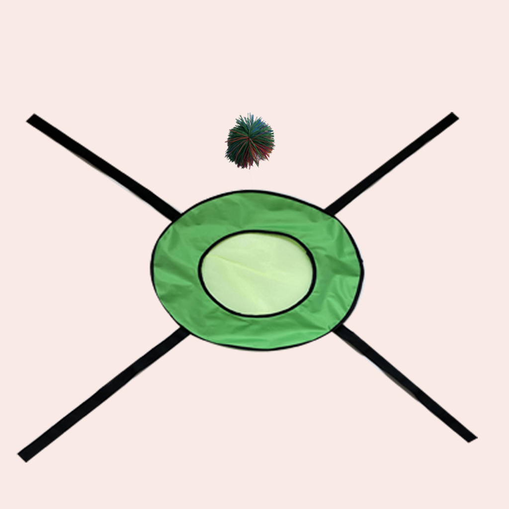 Throwing and catching ball interactive game props outdoor activities school supplies: Green