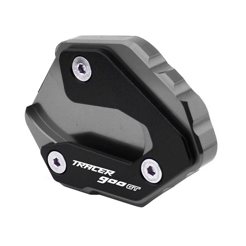 Voor Yamaha MT-09 Tracer Mt 09 Tracer 900 Gt MT09 FZ09 Kickstand Side Kick Stand Voet Extension pad Cnc Motorfiets Par: A with logo-4