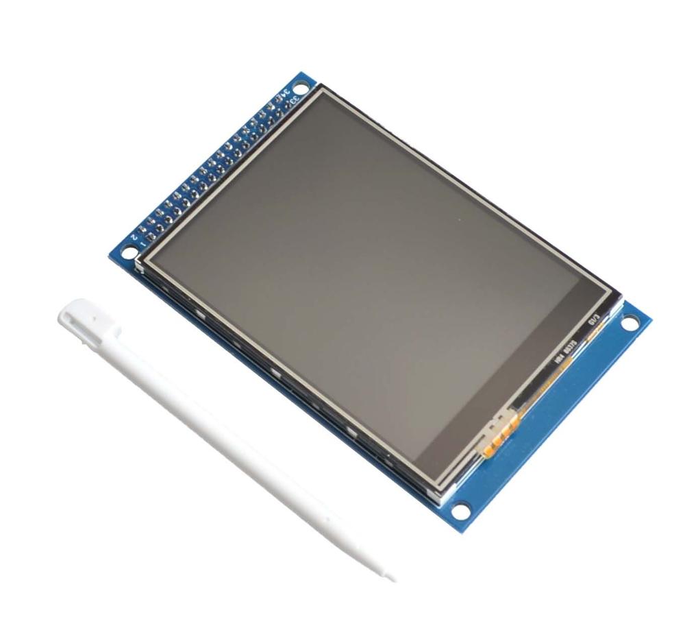 3,2 pulgadas TFT LCD Touch + TFT de 3,2 pulgadas escudo + Mega 2560 R3 con cable usb para Arduino kit:  Opción 2