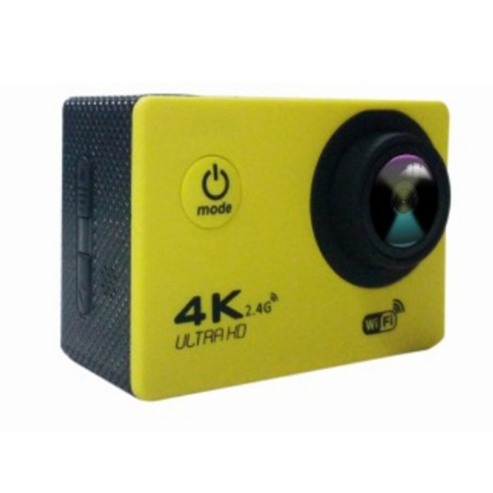 16MP Ultra HD Wifi Sports Camera 1080P Difference 4K Action Cam Digital Camera Waterproof 4K Video Camera: yellow