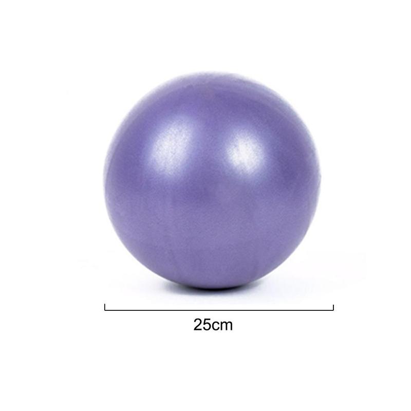 25cm Yoga Ball fitball Exercise Gymnastic Fitness Pilates Indoor Training Fitness Balance Core Yoga Ball Yoga Ball Balls G4P9