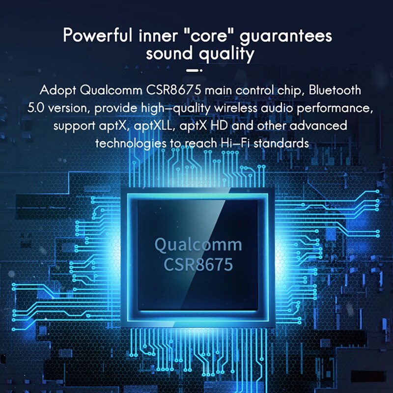 Bluetooth 880 wireless-adapter ble 5.0 hifi-audio-empfänger und -sender (aptx hd) 2 in 1