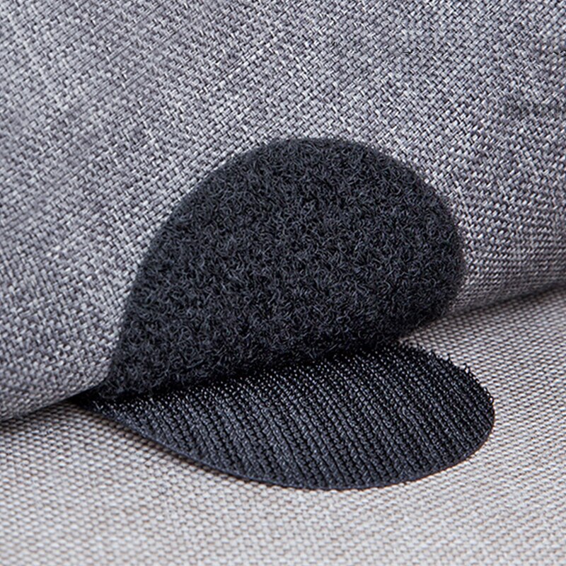 6mm Strong Self Adhesive Fastener Nylon Hook and Loop Tape Velcro Adhesive Tape for Bed Sheet Sofa Mat Carpet Anti Slip Mat