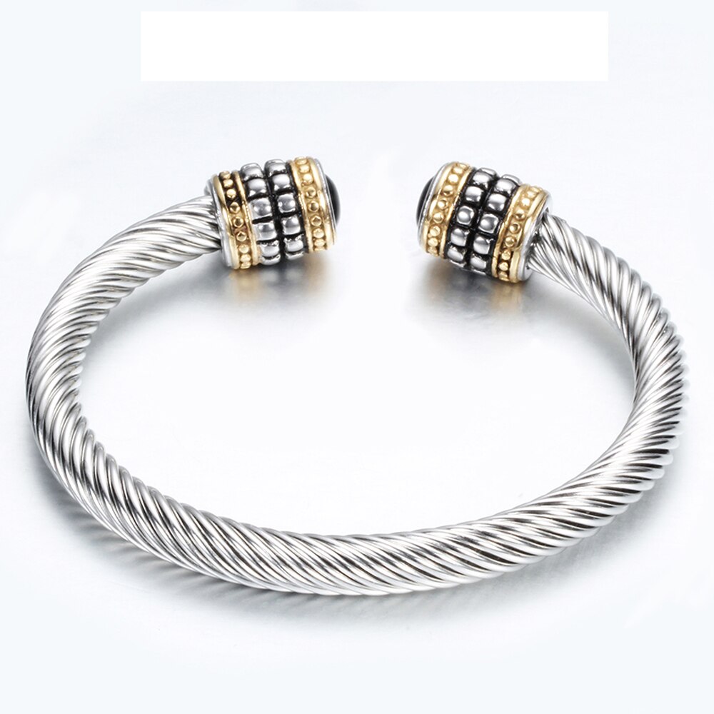 Smykker 316l rustfrit stål armbånd armbånd til kvinder fest tilbehør kvinde armbånd og armringe: Su1198- m