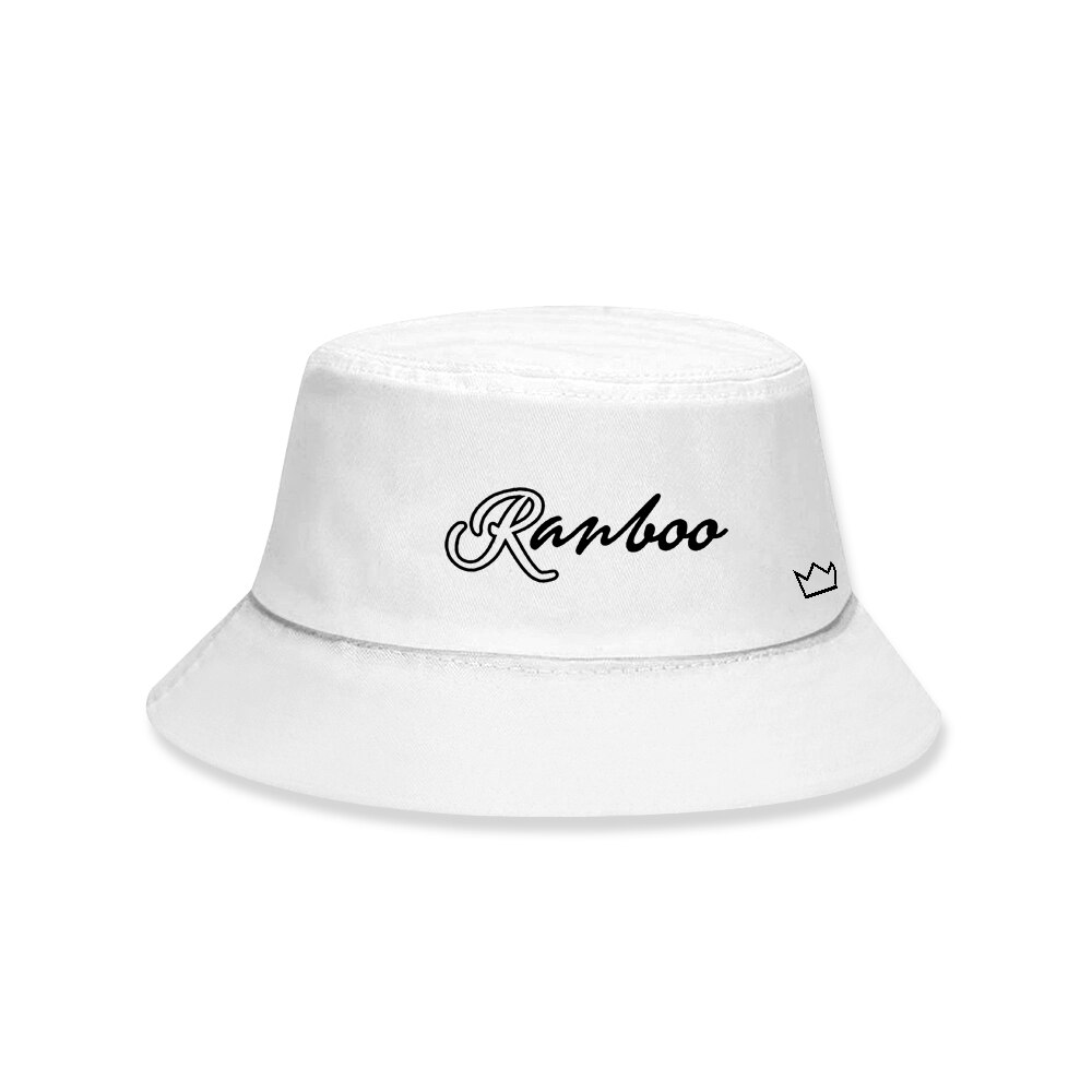Ranboo hat ranbucket hat brevtryk ranboo bucket hat dream smp fisherman& #39 ;s hat