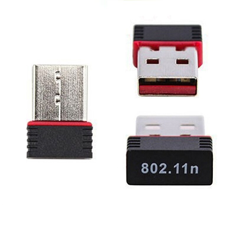 mini Portatile Wifi USB 2.0 Scheda di Rete Adattatore di Scheda di Rete 300Mbps Tasso di Trasmissione Senza Fili Intelligente Compatibile per PC desktop