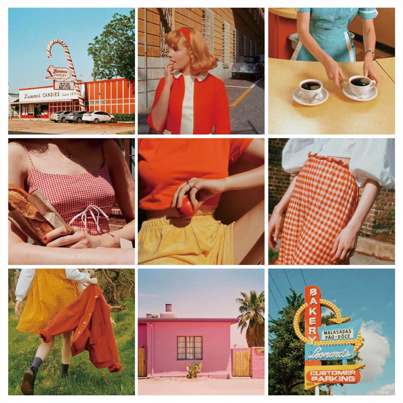 retro fransk kort foto dekorasjon kort sett forrige århundre stil kunstfotografering rekvisitter kollokasjon postkort diy rom vegg klistremerke: 9 stk kort b