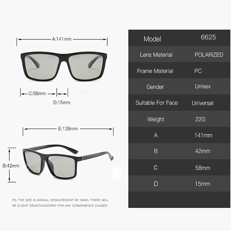 Meekleurende Vissen Zonnebril Mannen Gepolariseerde Rijden Kameleon Glazen Mannelijke Kleur Veranderen Zonnebril Dag Nacht Bestuurder Eyewear