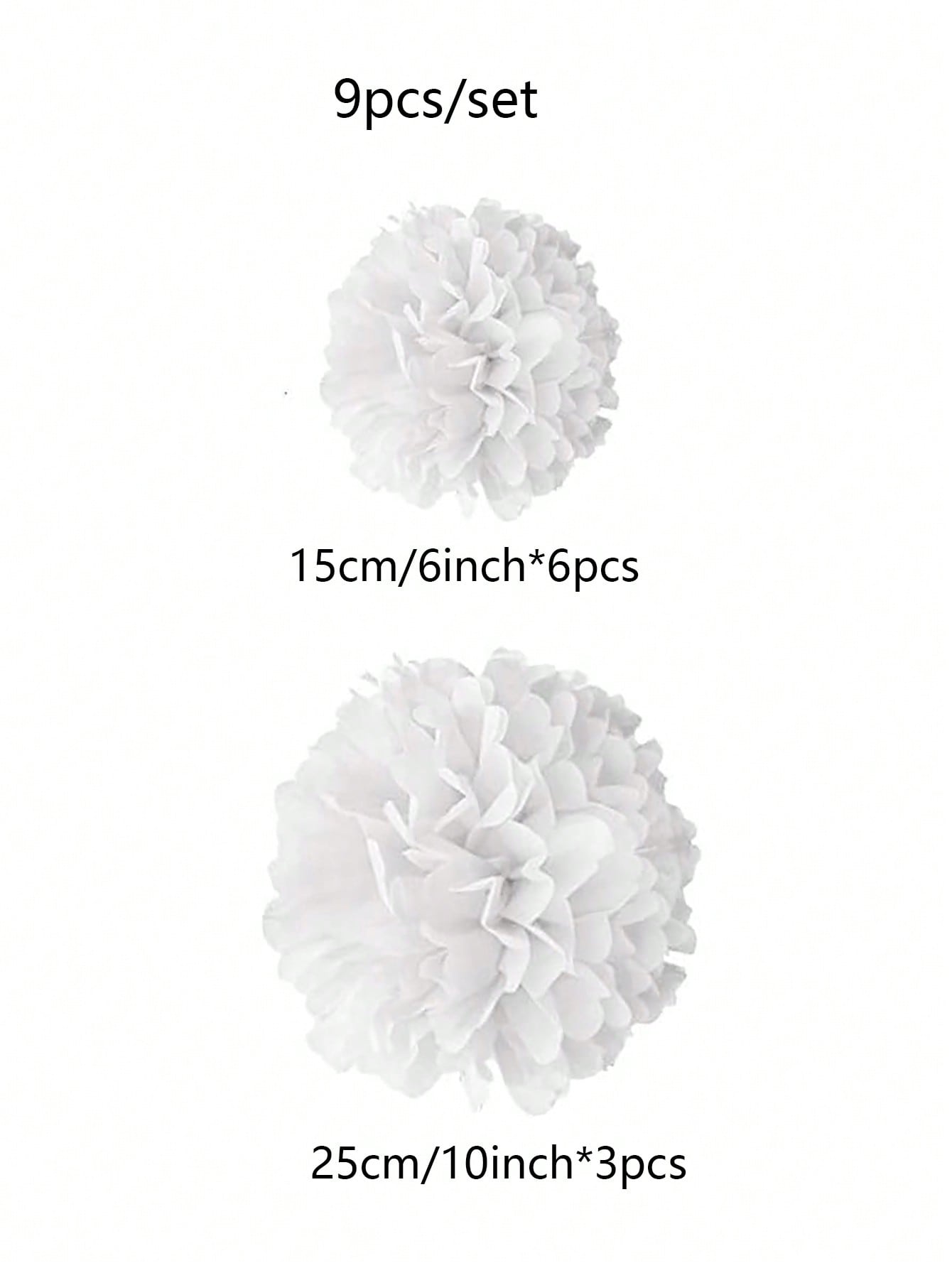 Pompones de papel de 9 piezas, decoración colgante de bolas de flores de tejido azul, para boda, de cumpleaños, despedida de soltera, despedida de soltera,: Beige