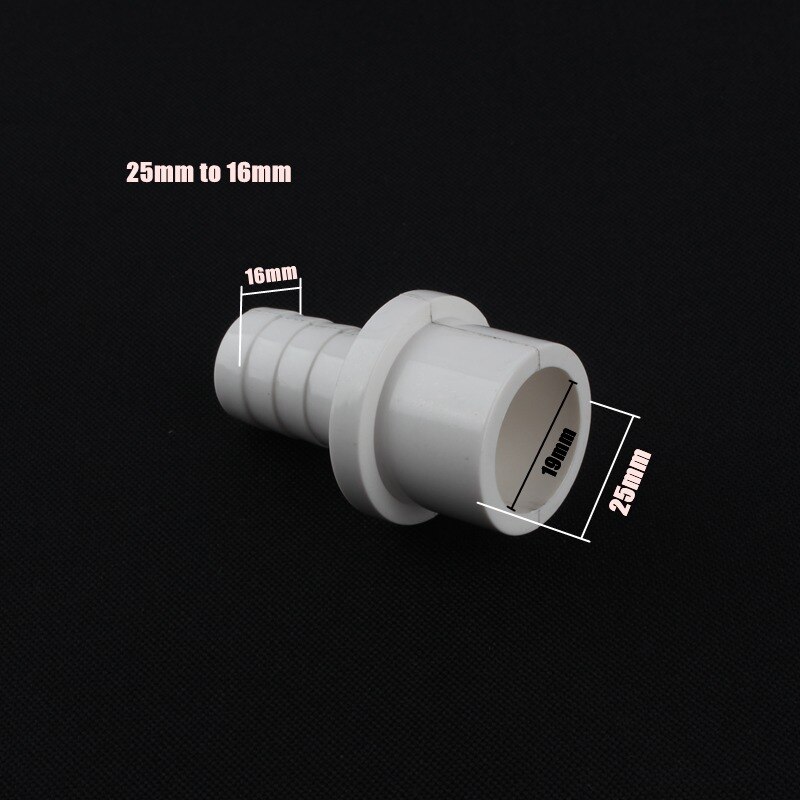 6pcs NuoNuoWell PVC Convert 20mm 25mm Pipe Reducer Connector Soft Hose Adapter Tube Fittings Garden Irrigation Plant Watering